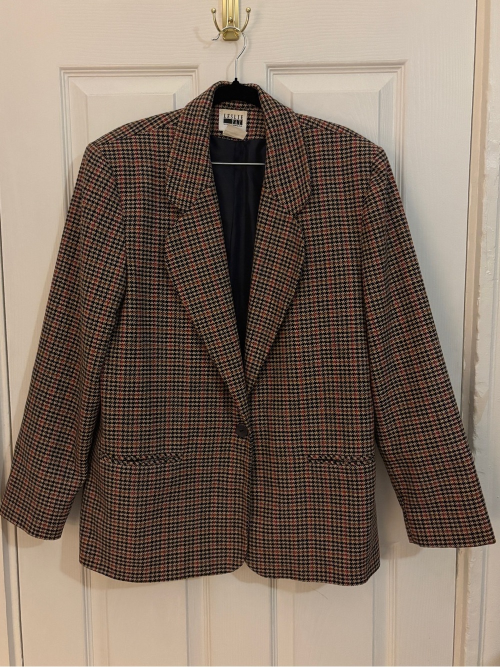 Vintage Leslie Fay Wool Blend Blazer